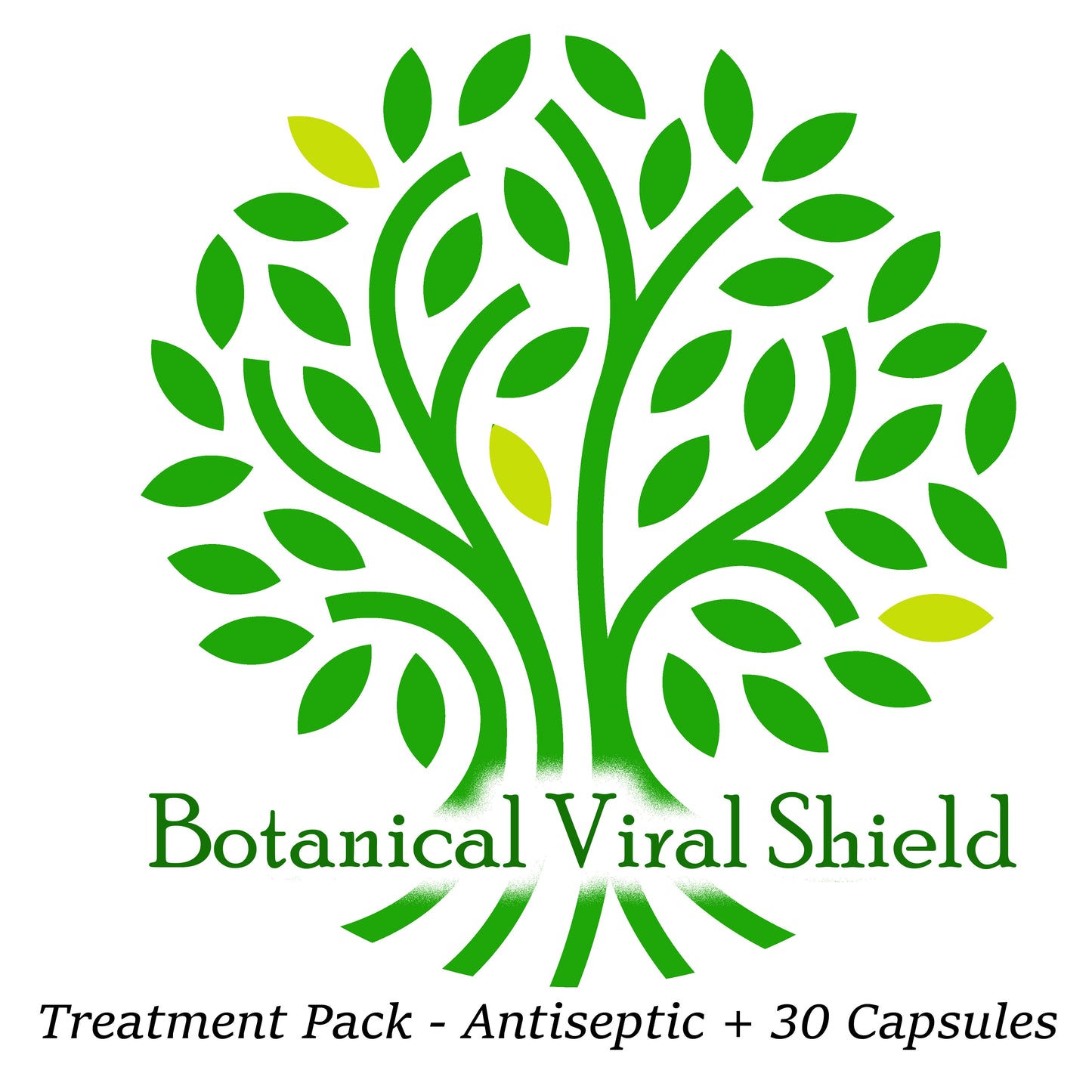 Botanical Viral Shield - Herpes/Shingles Treatment Duo - Capsules and Antiseptic